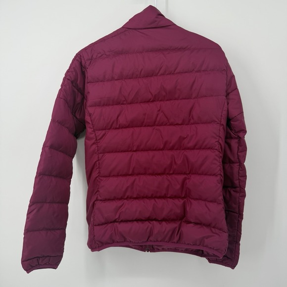 Adidas Women Lifestyle Essentials Down Jacket GH4597 Berry Red Size Small - Picture 2 of 11